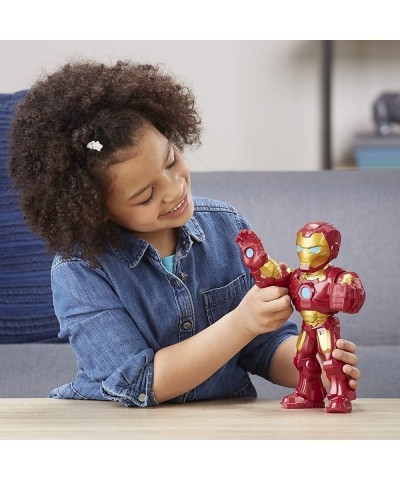 Playskool Heroes Marvel Super Hero Adventures Mega Mighties Iron Man Collectible 10-Inch Action Figure Toys for Kids Ages 3 a...