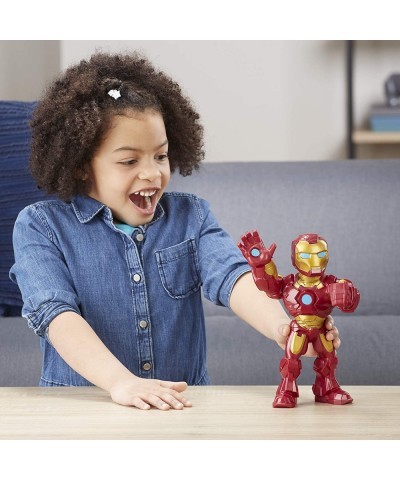 Playskool Heroes Marvel Super Hero Adventures Mega Mighties Iron Man Collectible 10-Inch Action Figure Toys for Kids Ages 3 a...