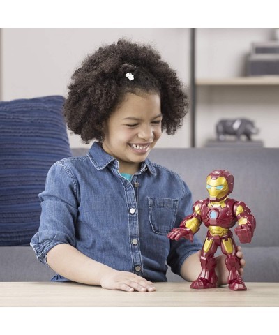 Playskool Heroes Marvel Super Hero Adventures Mega Mighties Iron Man Collectible 10-Inch Action Figure Toys for Kids Ages 3 a...