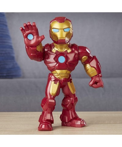 Playskool Heroes Marvel Super Hero Adventures Mega Mighties Iron Man Collectible 10-Inch Action Figure Toys for Kids Ages 3 a...