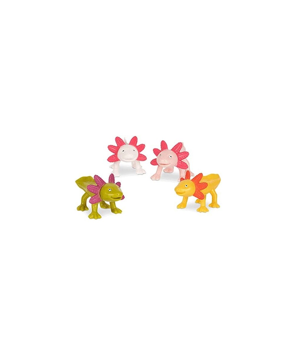 Amphibiously Adorable Happy Axolotls Soft Vinyl Mini Figures $27.02 Miniature Novelty Toys