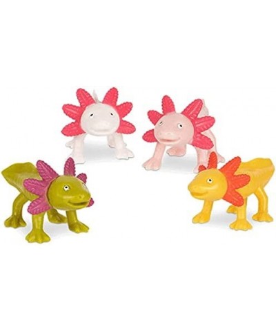 Amphibiously Adorable Happy Axolotls Soft Vinyl Mini Figures $27.02 Miniature Novelty Toys