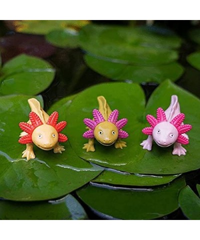 Amphibiously Adorable Happy Axolotls Soft Vinyl Mini Figures $27.02 Miniature Novelty Toys