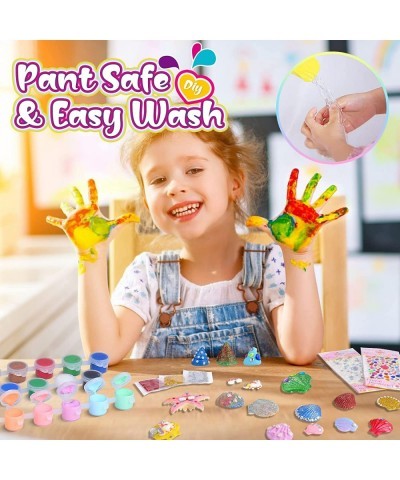 Seashell Painting Kit Gift Toys for 3 4 5 6 7 8 Years Old Girls - Arts and Crafts Painting Kit Including 20 Cute Seashells DI...