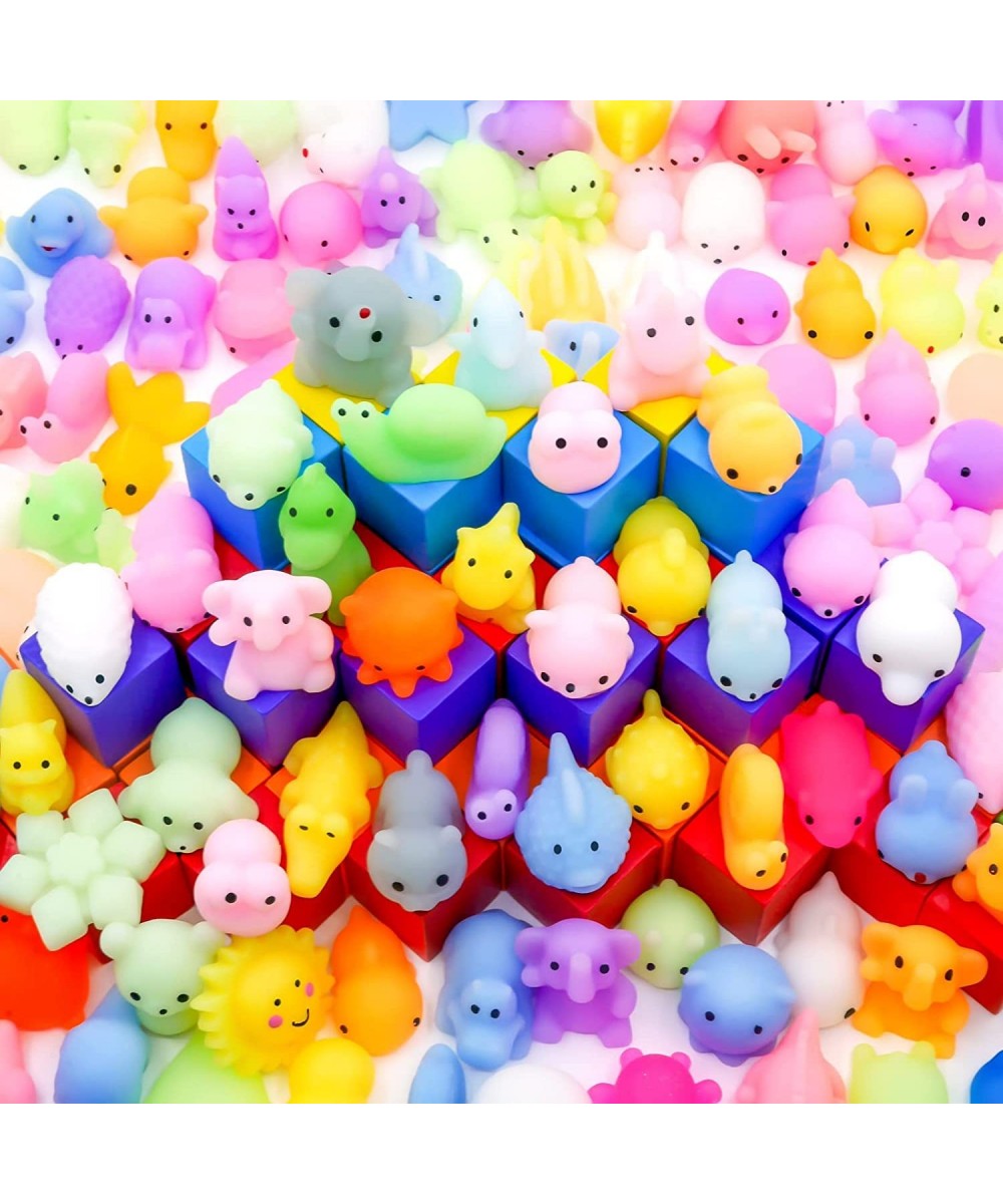 100 Pcs Kawaii Squishies Mochi Squishy Toys for Kids Party Favors Mini Sensory Stress Relief Toys Goodie Bags Novelty Toy Cla...