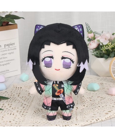 Anime Figure Kochou Shinobu Plush Doll 7.8"/20cm Cartoon Stuffed Plushies Kids Toys Birthday Gift Cosplay Props Home Decor $2...