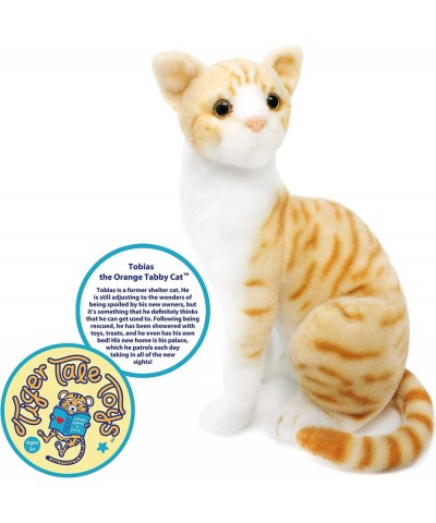 Tobias The Orange Tabby Cat - 12 Inch Stuffed Animal Plush - by Tiger Tale Toys $32.65 Stuffed Animals & Teddy Bears