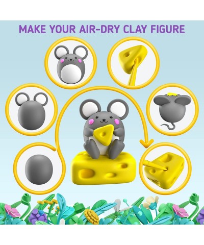 Air Dry Clay 36 Colors Soft & Ultra Light Modeling Clay for Kids with Accessories Tools and Tutorials $37.41 Kids' Art Clay &...