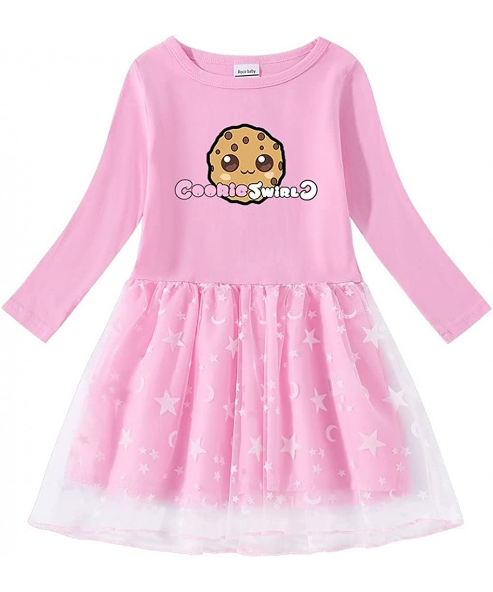 Toddler Baby Girls Long Sleeve Dresses Cookie Swirl C Girl Party Autumn Little Kids Costume $45.12 Kids' Costumes