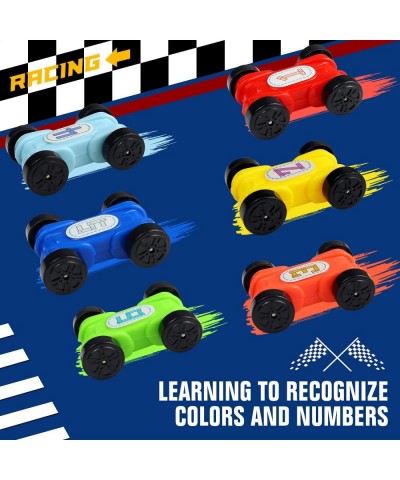 Montessori Toys for 2 3 Year Old Boys Toddlers Car Ramp Toys with 6 Cars & Race Tracks Garages and Parking Lots Ramp Racer To...