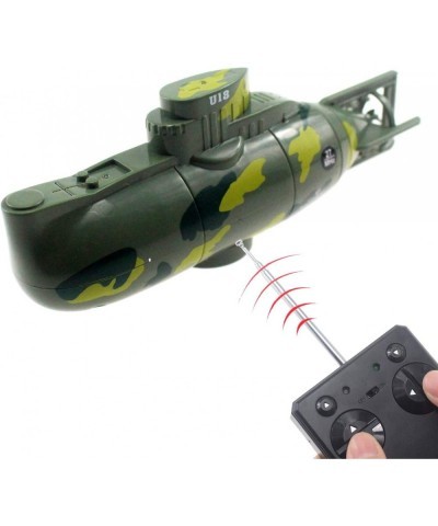 Mini RC Submarine Remote Control Boat Ship Military Model Electronic Water Toy Diving for Fish Tank Water Tub Kids Birthday G...