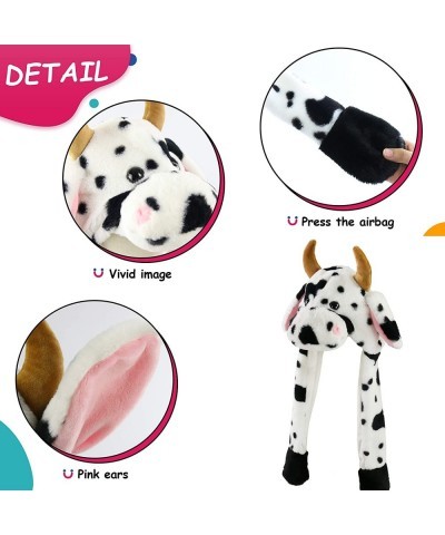 Plush Animal Hat Ear Moving Jumping Hats Funy Interactive Hat $31.01 Kids' Dress-Up Accessories