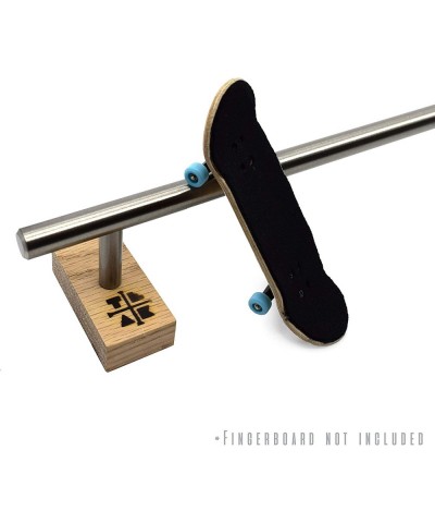 Round Fingerboard Rail - Extra Long Edition - Silver - 15" Long 1.9" Tall - Prolific Series $41.61 Finger Toys