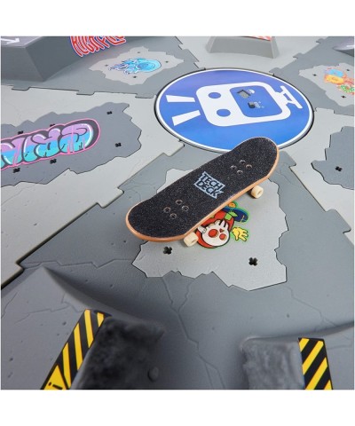 TECH DECK Shredline 360 Motorized Skate Park X-Connect Creator Customizable and Buildable Turntable Ramp Set with Exclusive F...