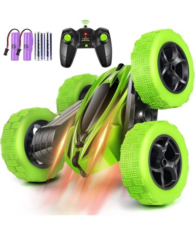 Remote Control Car 4WD RC Cars with Double Sided 360 Degrees Tumbling and Rotating 2.4GHZ RC Stunt Car with LED Remote Contro...