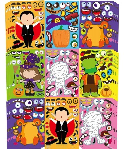 42 Sheets Halloween Party Games Stickers for Kids Make Your Own Halloween Stickers Kids Halloween Activities Stickers Pumpkin...