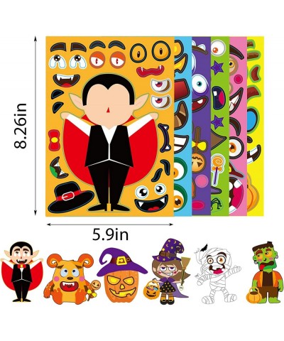 42 Sheets Halloween Party Games Stickers for Kids Make Your Own Halloween Stickers Kids Halloween Activities Stickers Pumpkin...