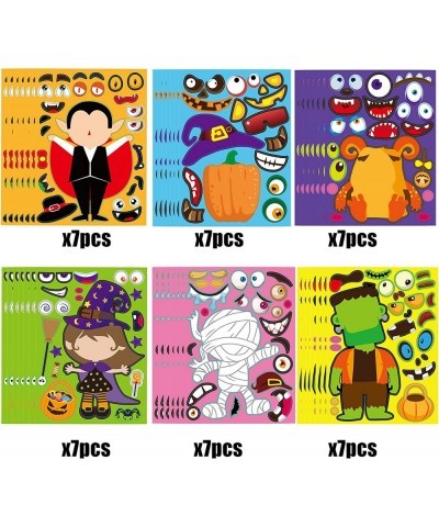 42 Sheets Halloween Party Games Stickers for Kids Make Your Own Halloween Stickers Kids Halloween Activities Stickers Pumpkin...