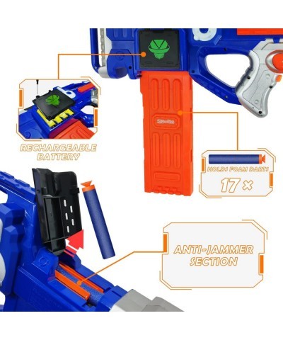 Soft Foam Dart Toy Gun Automatic Blaster Toy for Nerf Gun Darts with 50 Foam Darts Motorized Toy Foam Blaster for Boys Age 5-...