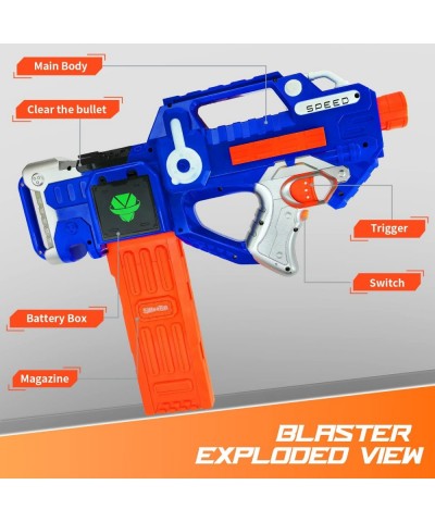 Soft Foam Dart Toy Gun Automatic Blaster Toy for Nerf Gun Darts with 50 Foam Darts Motorized Toy Foam Blaster for Boys Age 5-...