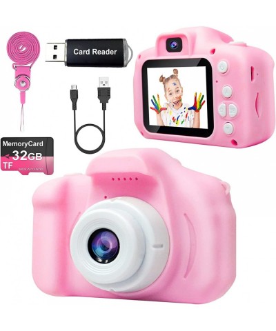 Upgrade Selfie Kids Camera for Girls Christmas Birthday Gifts for 3-6 Year Old Girls Kids Digital Camera with Video Function ...