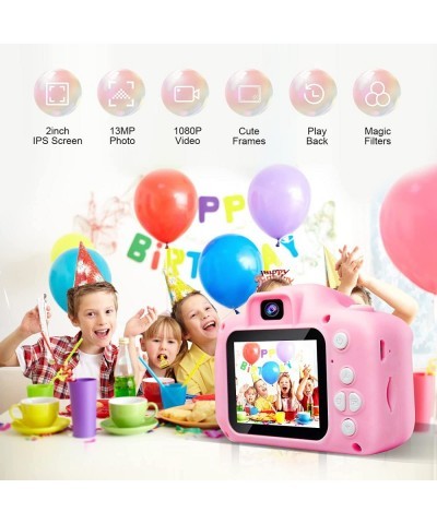 Upgrade Selfie Kids Camera for Girls Christmas Birthday Gifts for 3-6 Year Old Girls Kids Digital Camera with Video Function ...