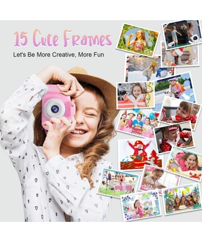 Upgrade Selfie Kids Camera for Girls Christmas Birthday Gifts for 3-6 Year Old Girls Kids Digital Camera with Video Function ...