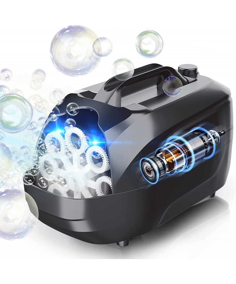 Bubble Machine Automatic Bubble Blower for Kids Blowing 5000 Bubbles Per Minute Two-Speed Design Powered by Plug in or Batter...