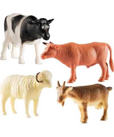 Farm Animal Toys - Pack of 12 - Plastic Farm Animals for Toddlers and Kids Realistic 3-5 Inch Ranch / Barnyard Animal Toy Fig...