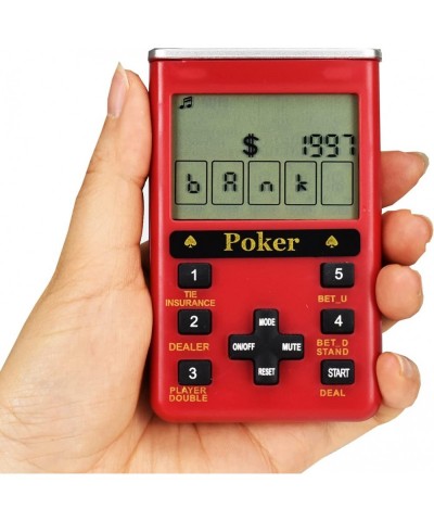 Electronic Handheld 7 in 1 Poker Game Blackjack Deuces Baccarat Slot Lottery Lucky 7 Dice Casino Game… $35.30 Kids' Handheld ...