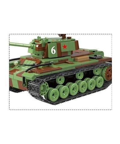 World War Military Building Blocks Russian Soviet KV1 768 Piece Model Tank Toy Bricks Set with Removable Detailed Engine $78....