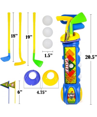 Kids 2pk Toy Golf Set with Golf Clubs Plastic Balls Practice Holes and Rolling Caddy Playset $65.20 Toy Sports Products