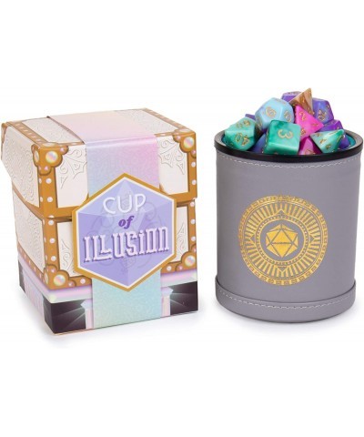 Cup of Illusion - DND Dice Set for Tabletop RPG Adventure Games with a Dice Cup - Polyhedral Dice Set Suitable for Dungeons a...