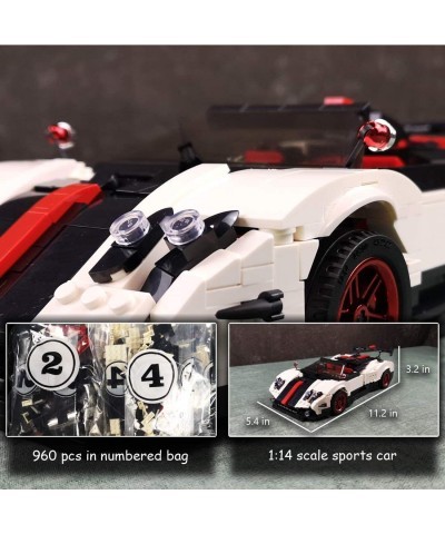 Mini Sports Car Zoda MOC Building Blocks and Construction Toy Adult Collectible Model Cars Set to Build 1:14 Scale Race Car M...