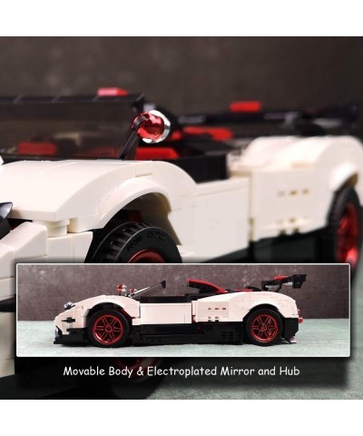 Mini Sports Car Zoda MOC Building Blocks and Construction Toy Adult Collectible Model Cars Set to Build 1:14 Scale Race Car M...