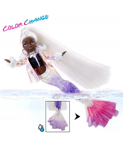 MERMAZE MERMAIDZ? Winter Waves Crystabella? Mermaid Fashion Doll with Color Change Fin Glitter-Filled Tail and Accessories $4...