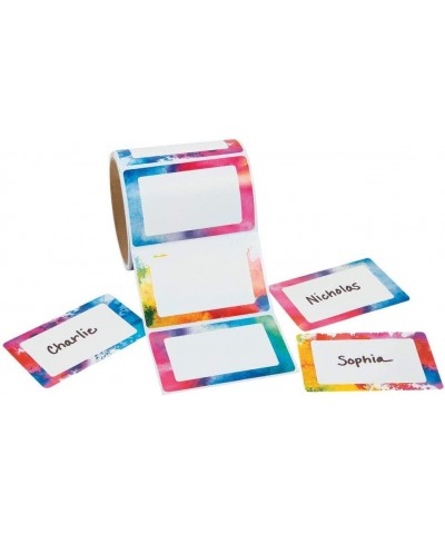 Watercolor Name Tags - 100 Pieces - Educational and Learning Activities for Kids $14.13 Kids' Stickers