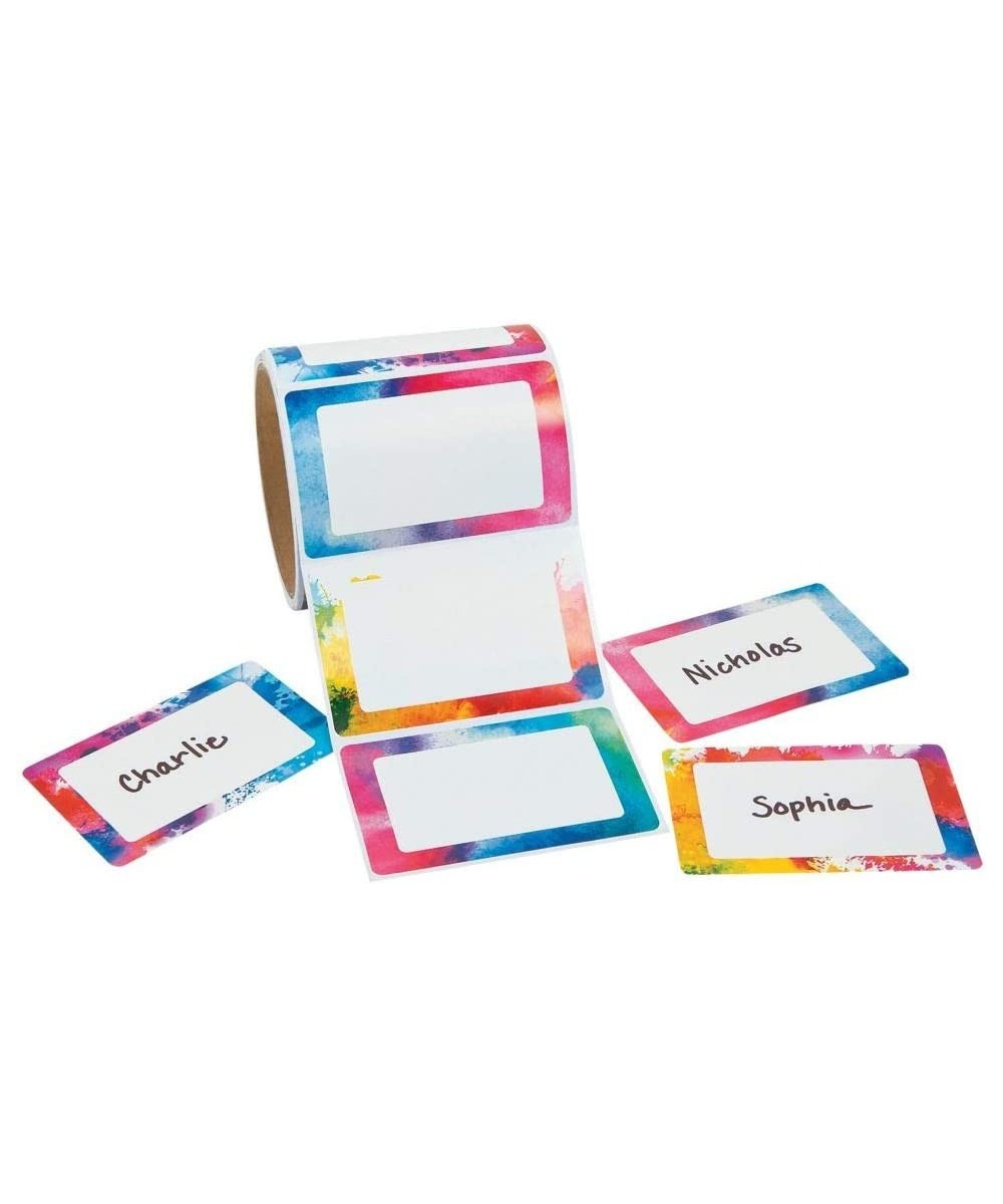 Watercolor Name Tags - 100 Pieces - Educational and Learning Activities for Kids $14.13 Kids' Stickers