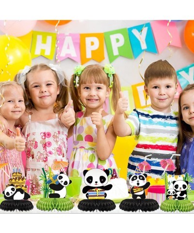 [9 Pack] Panda Party Decorations Honeycomb Centerpieces Supplies Birthday Decorations for Table Baby Shower Centerpieces Kids...