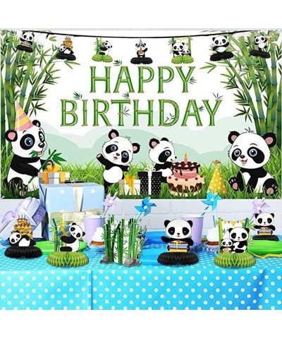 [9 Pack] Panda Party Decorations Honeycomb Centerpieces Supplies Birthday Decorations for Table Baby Shower Centerpieces Kids...