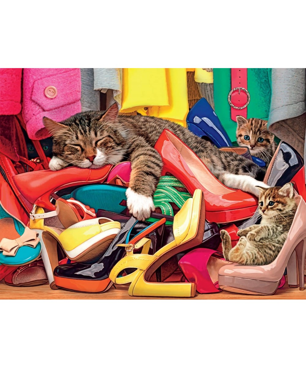 Closet Cats - 750 Piece Jigsaw Puzzle $24.42 Jigsaw Puzzles