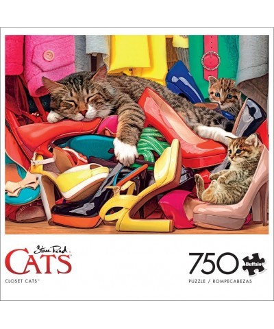 Closet Cats - 750 Piece Jigsaw Puzzle $24.42 Jigsaw Puzzles