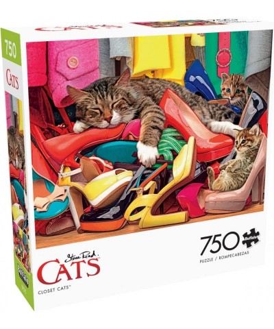 Closet Cats - 750 Piece Jigsaw Puzzle $24.42 Jigsaw Puzzles