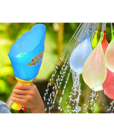 Water Balloon Launcher (2 Packs Assorted) Water Balloon Slingshot 30 Colorful Water Balloons Slinger & Rapid Water Injection ...