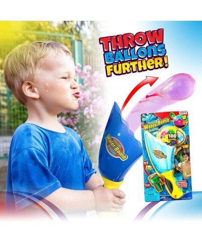 Water Balloon Launcher (2 Packs Assorted) Water Balloon Slingshot 30 Colorful Water Balloons Slinger & Rapid Water Injection ...