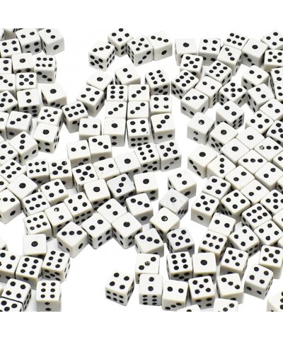 200 Pcs 8mm Mini White Dice with Black Dots 6 Sided Dice Standard Games Dice for Activity Playing Games $15.93 Game Accessories