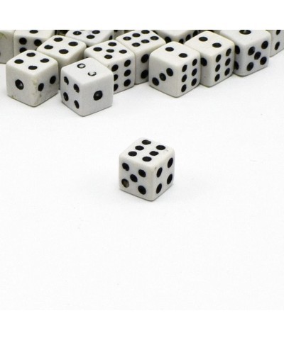 200 Pcs 8mm Mini White Dice with Black Dots 6 Sided Dice Standard Games Dice for Activity Playing Games $15.93 Game Accessories