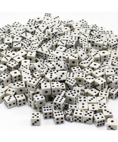 200 Pcs 8mm Mini White Dice with Black Dots 6 Sided Dice Standard Games Dice for Activity Playing Games $15.93 Game Accessories