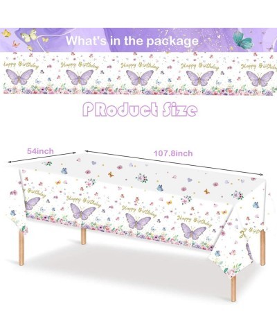 Purple Butterfly Birthday Party Supplies girl baby shower decoration balloon arch kit photography background cloth $63.95 Kid...