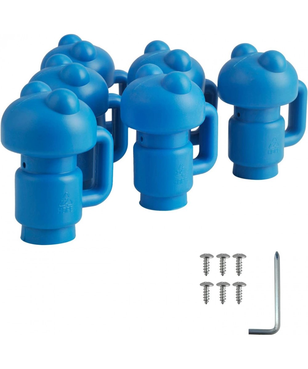 1.26" Diameter Trampoline Enclosure Pole Cap for Net Hook 6 Pieces Blue $23.09 Trampolines & Accessories